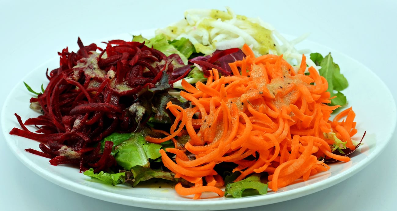 Healthy Salad Recipe: Jicama with Beets & Carrots