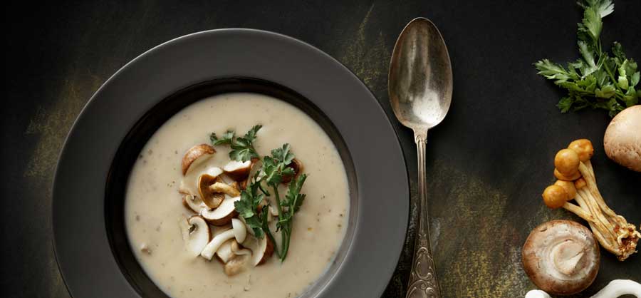 Recipe for Cream of Mushroom and Crab Soup