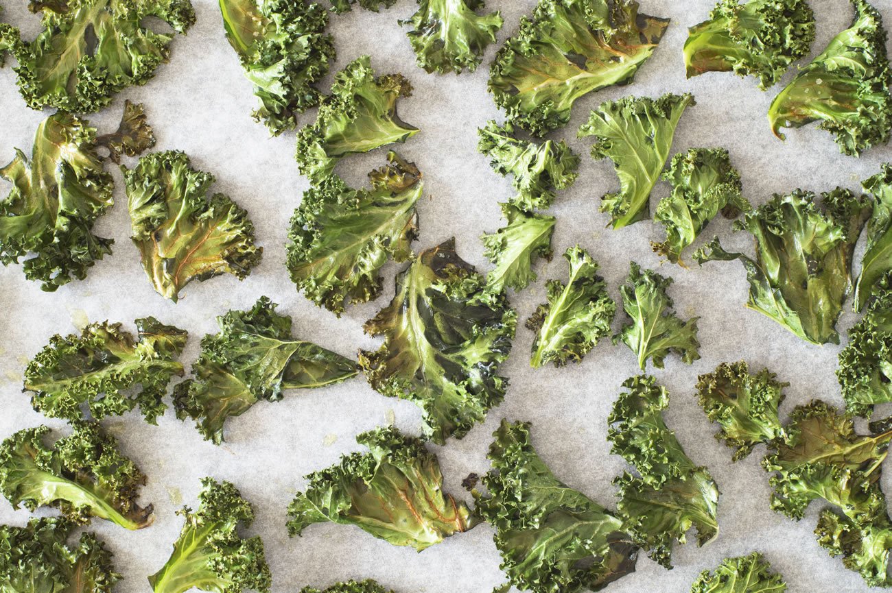 Healthy Pritikin Kale "Potato" Chips