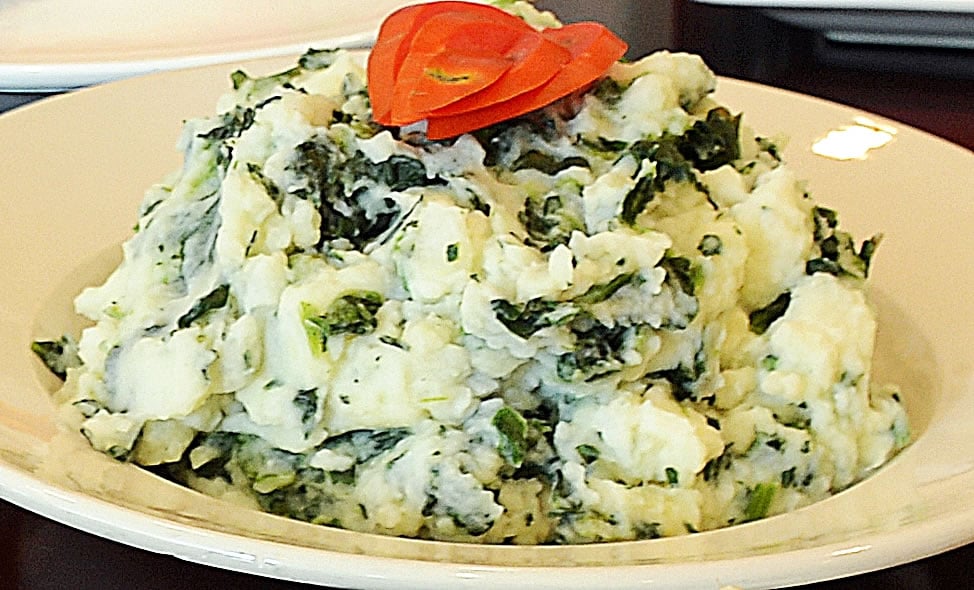 Spinach Mashed Potatoes