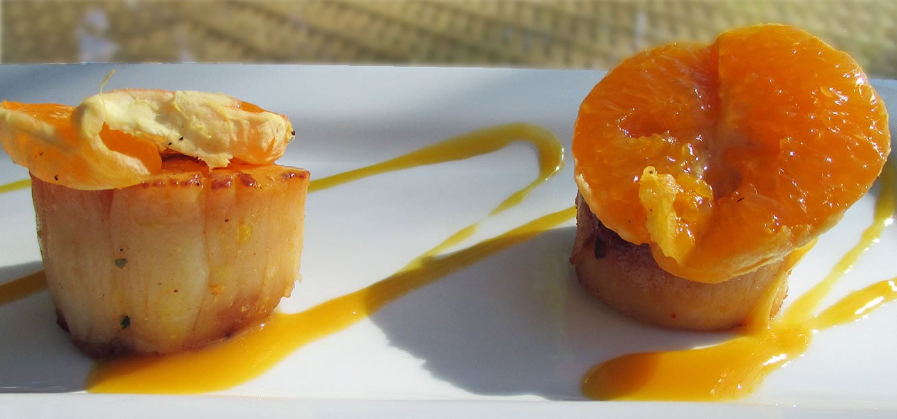 Tangerine Scallops Recipe