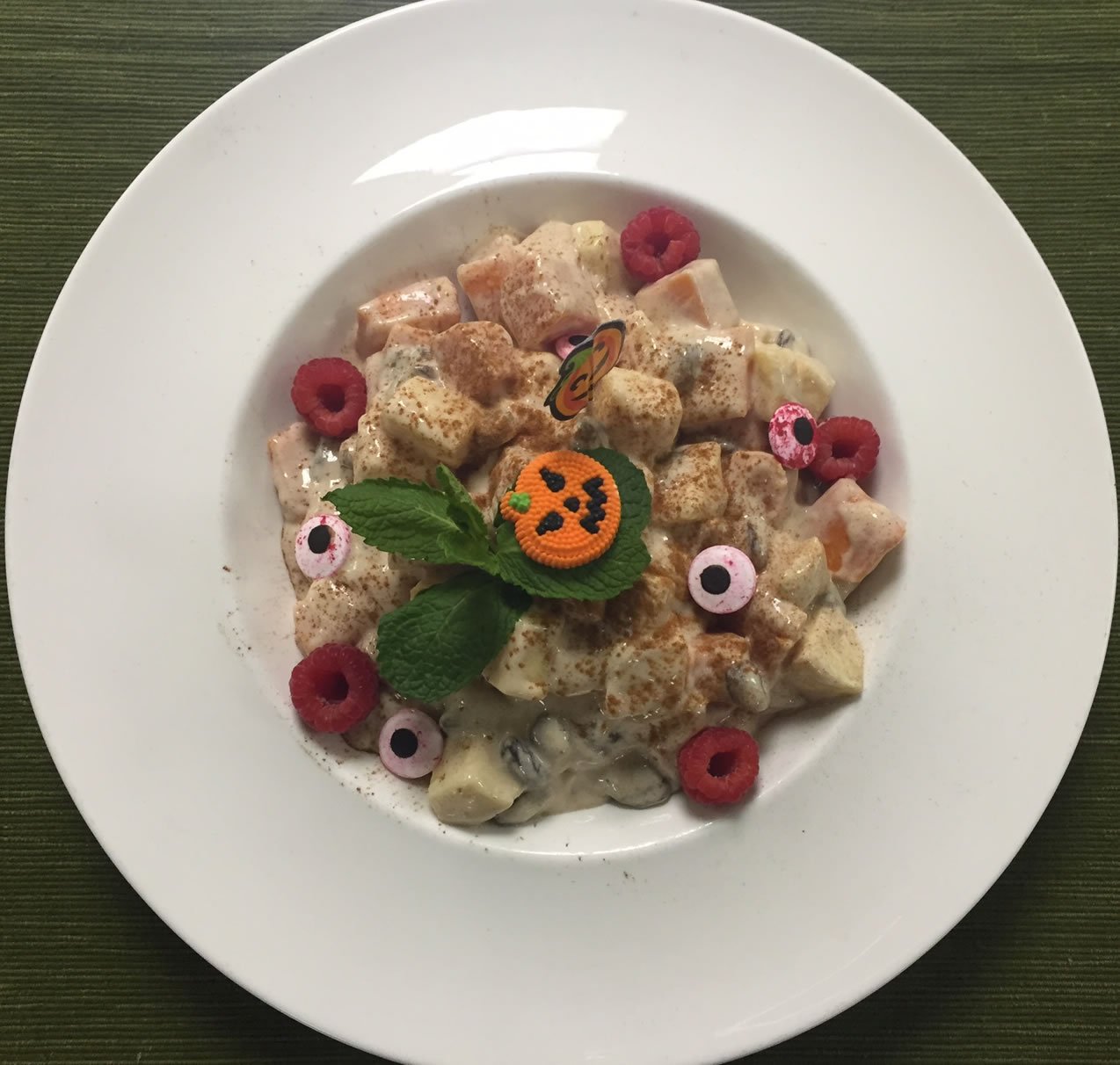 Goblin Salad Halloween Recipe