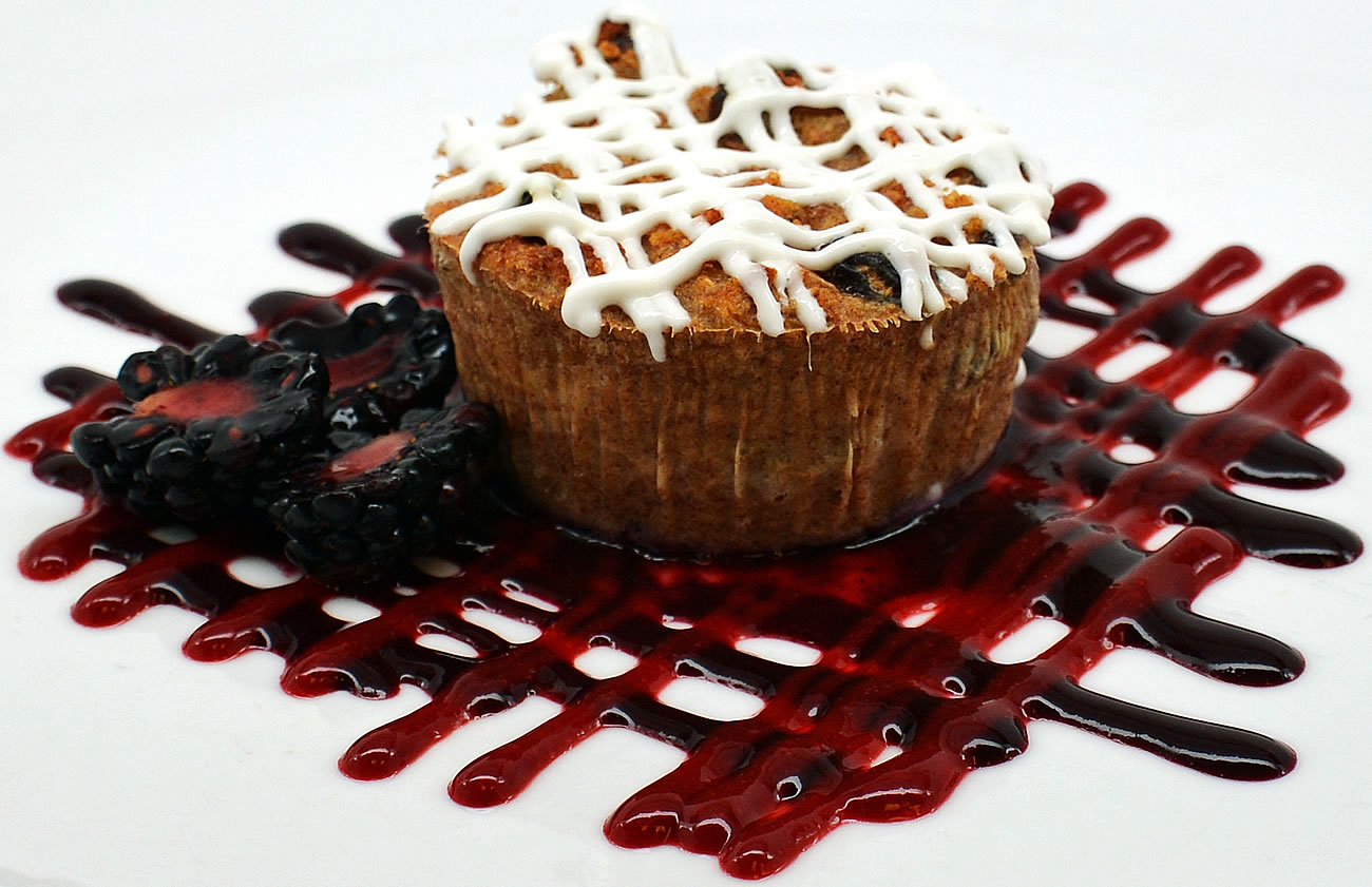 Bread Pudding with Vanilla Sauce and Berries Recipe