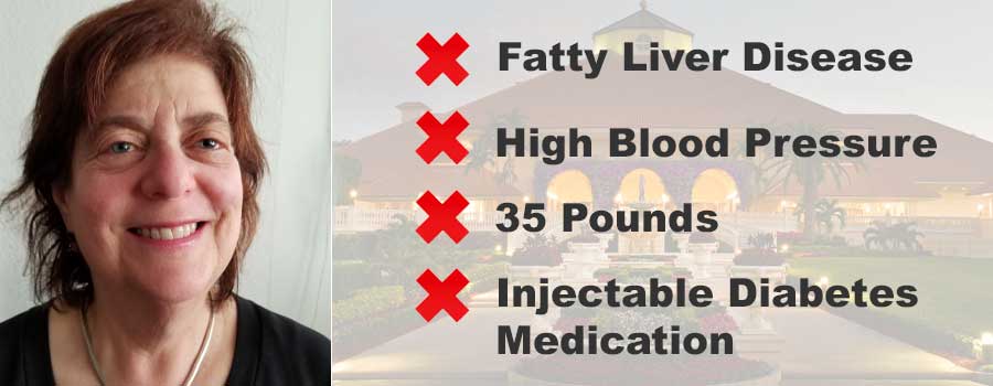 Judith shares how yer stay at Pritikin cured her fatty liver disease.