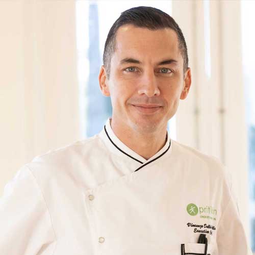 Vincenzo Della Polla is the executive chef and cooking school director at Pritikin.