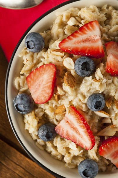 A healthy thanksgiving starts with breakfast.