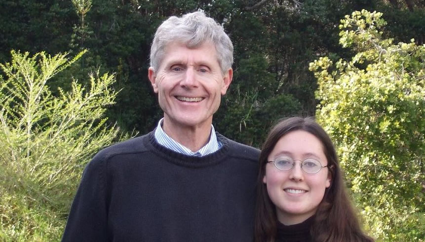 Benjamin Dale and his daughter, Sara, whom he is planning to bring to Pritikin next year.