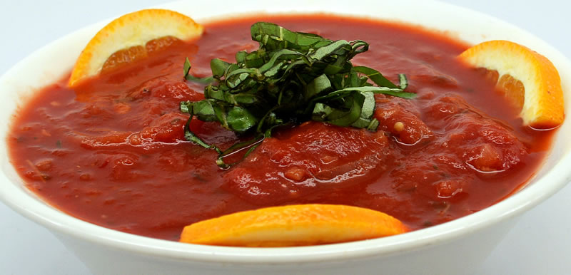 Tomato Saffron Soup with Orange Essence - Pritikin Weight Loss Resort