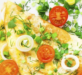 Lose weight and still enjoy healthy options like egg-white omelets. 