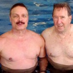Ivan in Aqua Fitness and Weight Loss Class with Guest