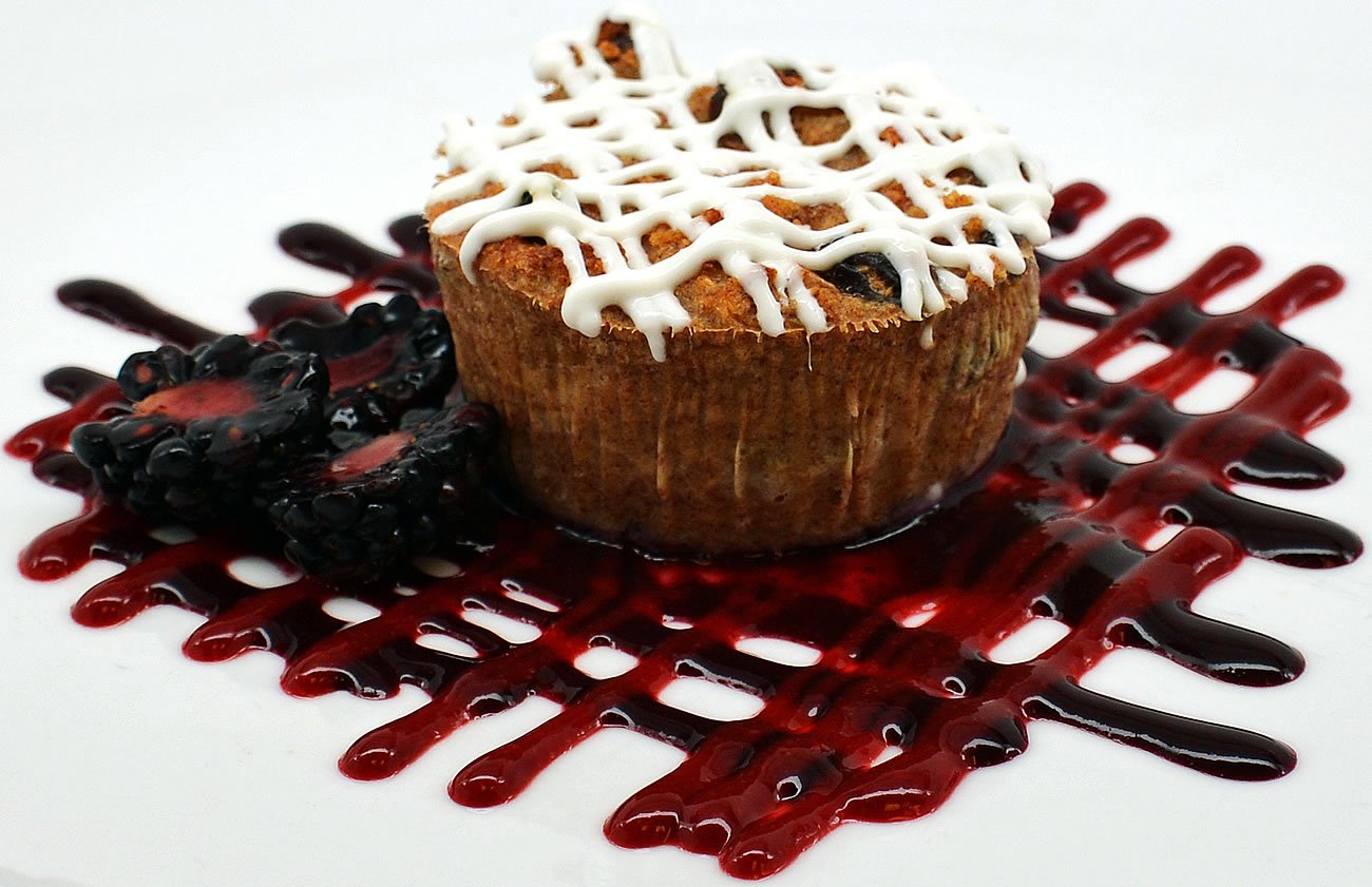 Bread Pudding with Vanilla Sauce and Berries Recipe