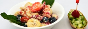 Banana Berries and Cottage Cheese Salad Recipe