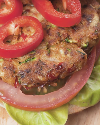 Veggie Burgers Can Lower Cholesterol