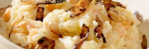 Mashed Potatoes & Turnips with Caramelized Onions