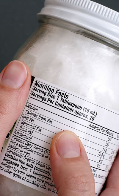 Nutrition Facts say Coconut Oil is Fattening